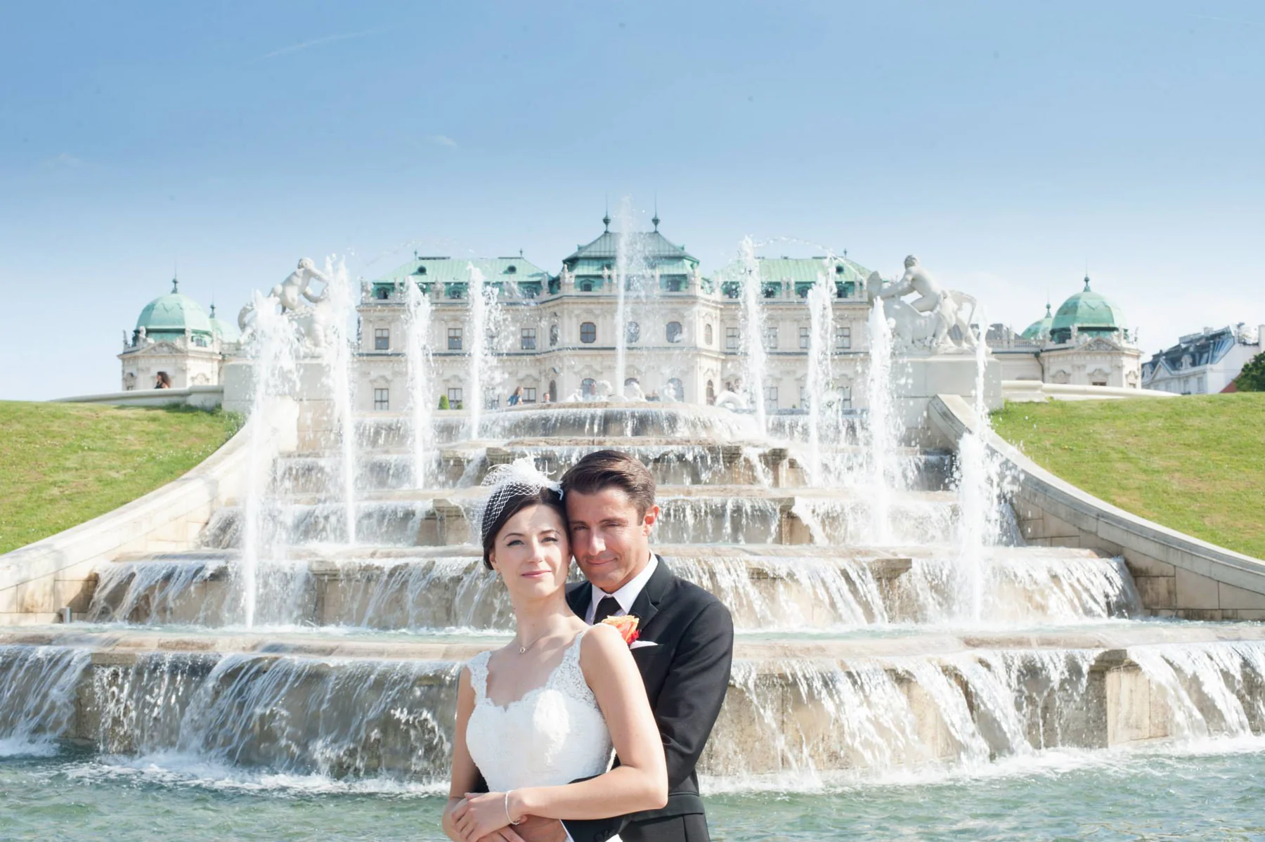 These Canadians rocked the waltz lesson at their imperial destination wedding in Vienna Austria at Hotel Imperial Vienna, Vienna, Austria
