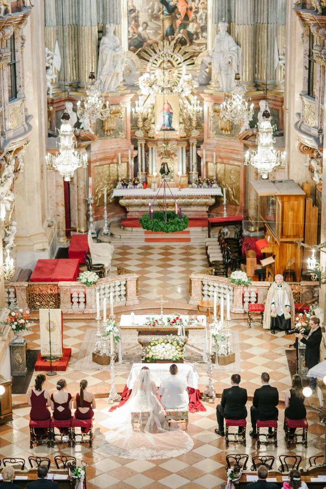 Get Inspired by This Heartwarming Vienna Christmas Wedding Weekend at Palais Daun-Kinsky, Vienna, Austria