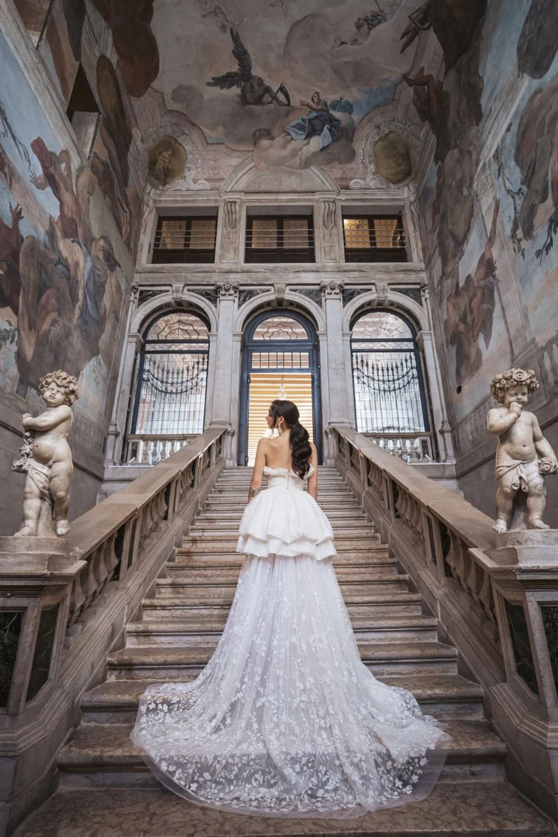 Italy venice bridal luciana varga ca sagredo