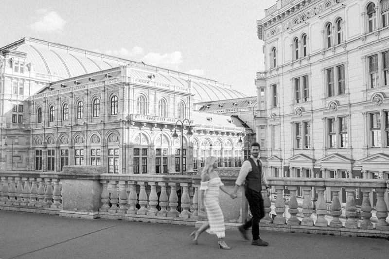 Vienna austria engagement pre wedding state opera