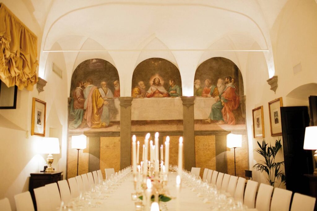 Cenacolo Room - event space of Belmond Villa San Michele Florence Tuscany Italy