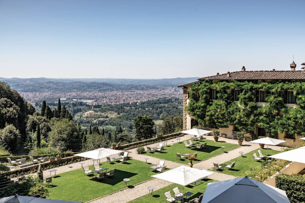Italian Garden - event space of Belmond Villa San Michele Florence Tuscany Italy